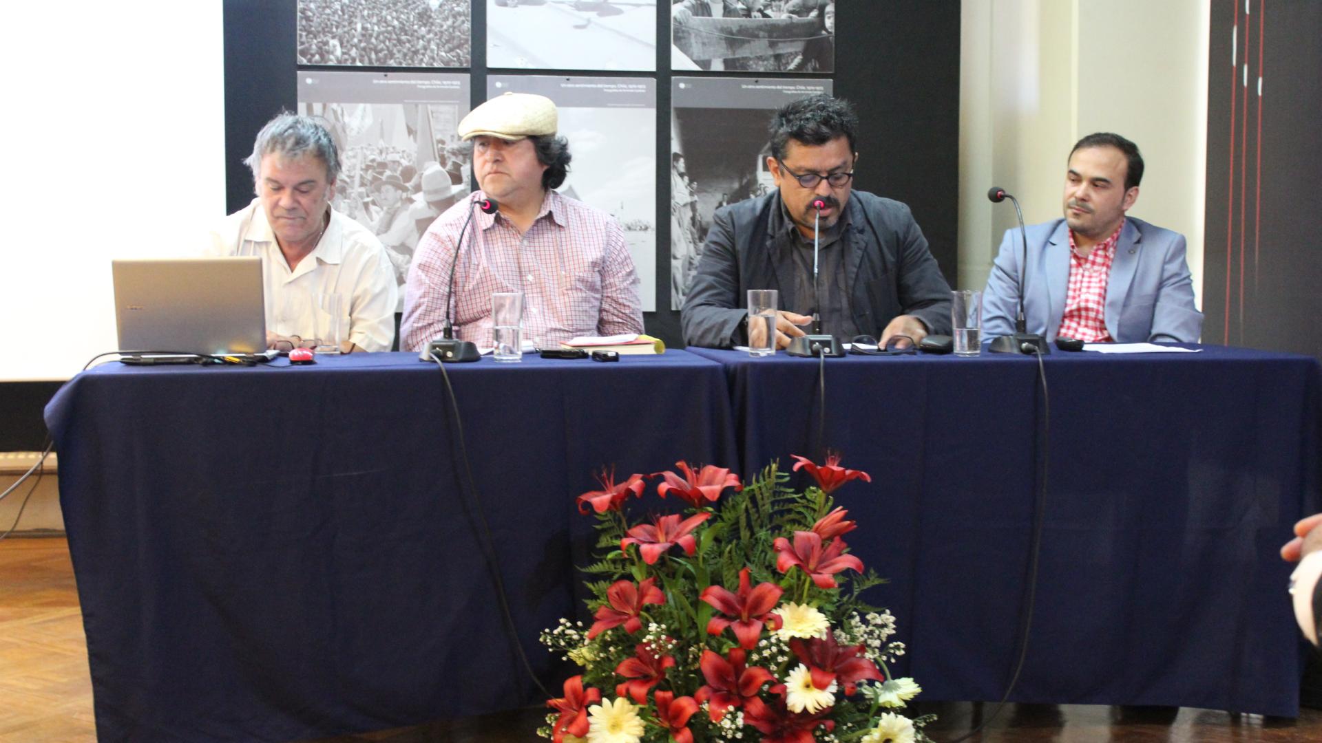 José Días Universidad Católica de Temuco, Martín Correa Historiador, Álvaro Bello Universidad de la Frontera.